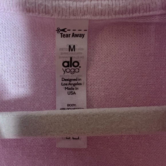 ALO Yoga Getaway Hoodie in Soft Pink Hoodie M - Picture 5 of 5